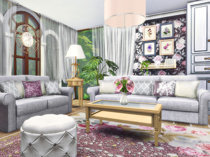 Rosa Living Room by Rirann at TSR