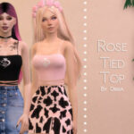 Rose Tied Top by Dissia at TSR