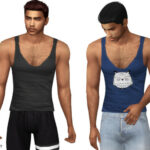 Roy Mens Tank Top by CherryBerrySim at TSR