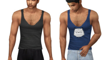 Roy Mens Tank Top by CherryBerrySim at TSR