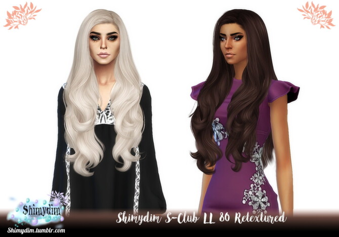 S-Club LL 80 Hair Retexture at Shimydim Sims