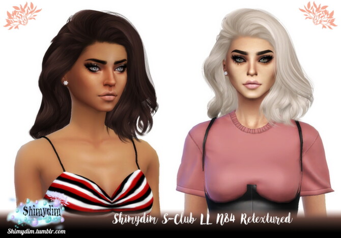 S-Club LL N84 Hair Retexture at Shimydim Sims