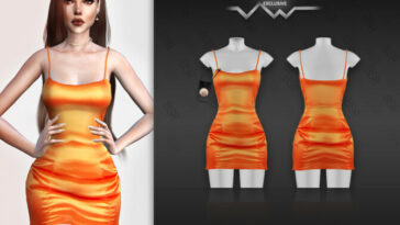 SATIN DRESS BD540 by busra-tr at TSR