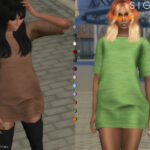 SIGRID oversized top by Plumbobs n Fries at TSR