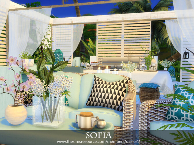 SOFIA sunny terrace in a coastal style by dasie2 at TSR