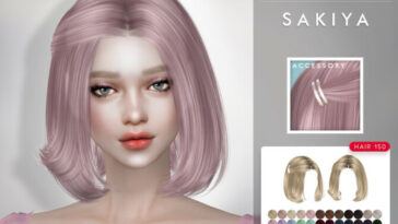 Sakiya Hair 150 Set by TsminhSims at TSR