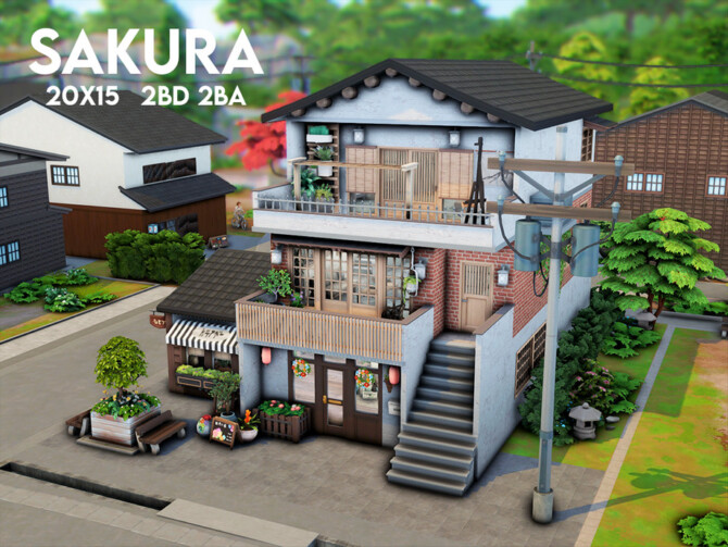 Sakura house by xogerardine at TSR