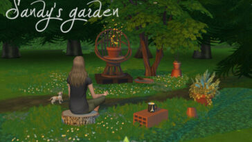 Sandy’s garden set at Around the Sims 4