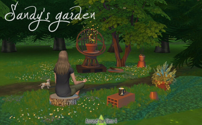 Sandy’s garden set at Around the Sims 4