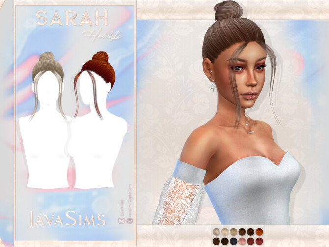 Sarah Hair by JavaSims at TSR