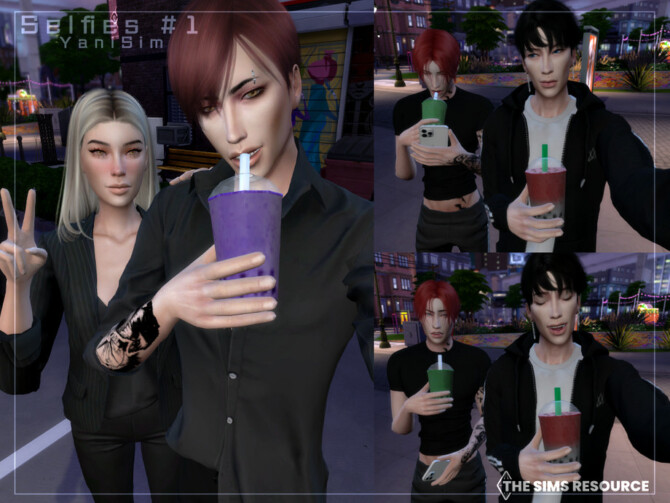 Selfies #1 (Pose Pack) by YaniSim at TSR