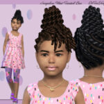 Sengalese Bun Flat Twist Child by drteekaycee at TSR