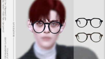 Seonsaengnim glasses by magpiesan at TSR