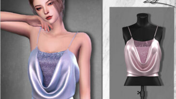 Sequin Satin Camisole by ZY at TSR