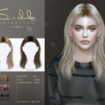 Shawl hairstyle (Gia) by S-Club at TSR