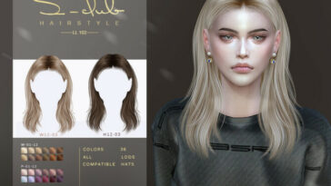 Shawl hairstyle (Gia) by S-Club at TSR