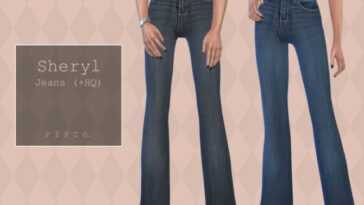 Sheryl Jeans (Bootcut) by Pipco at TSR