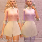 Shirt Dress v1 (Light) by Dissia at TSR