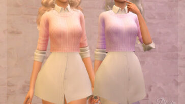 Shirt Dress v1 (Light) by Dissia at TSR