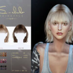 Short bang hairstyle for female by S-Club at TSR