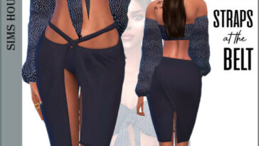 Skirt with straps at the belt by Sims House at TSR