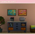 Small Flower Art & Sims Scenery Art at Midnightskysims