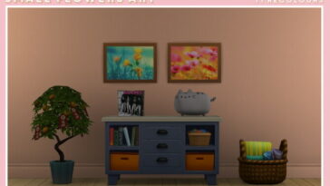 Small Flower Art & Sims Scenery Art at Midnightskysims