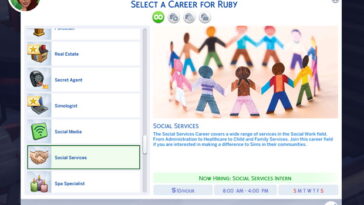 Social Services Career at Kiara’s Sims 4 Blog