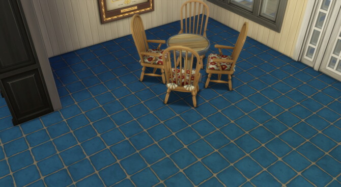 Solid Color Stone Tile Flooring by Wykkyd at Mod The Sims 4