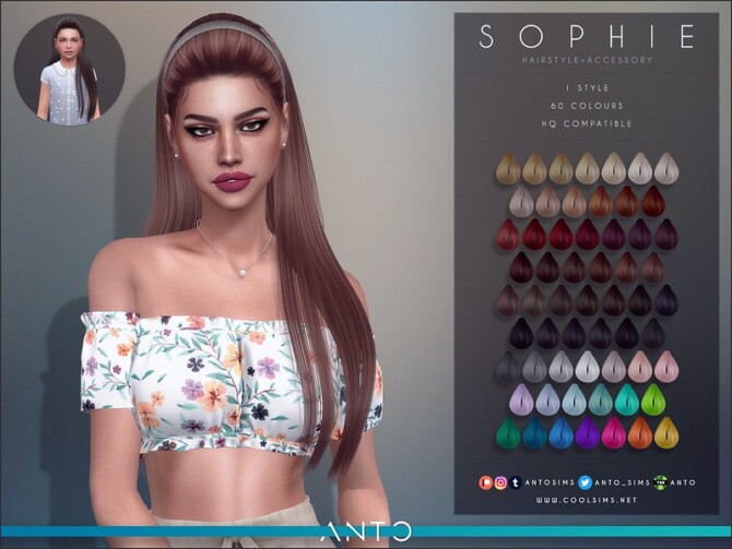 Sophie hair by Anto at TSR