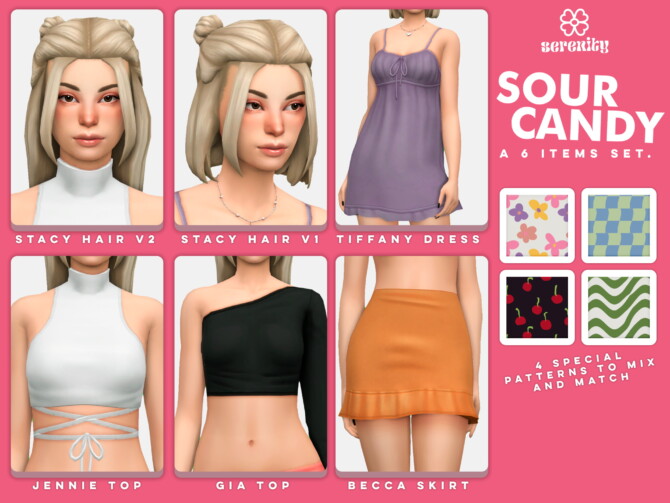 Sour Candy 6 items set at SERENITY