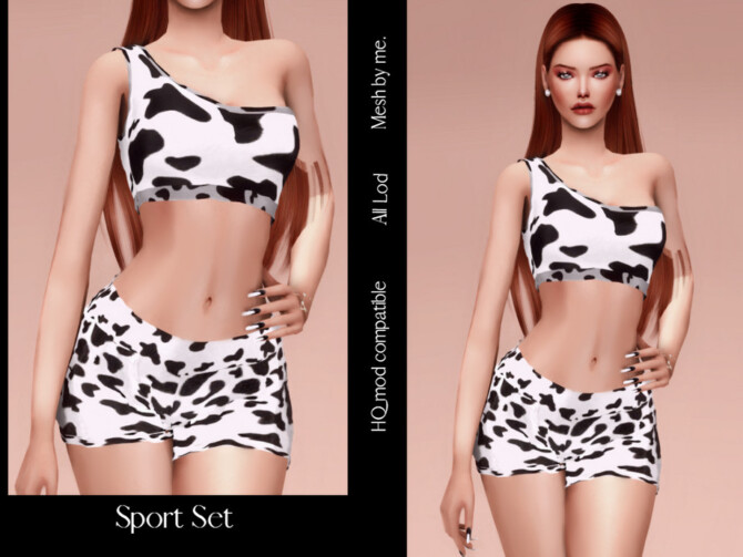 Sport Set (Pants and Top) by couquett at TSR