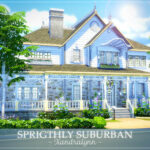 Sprightly Suburban House by Xandralynn at TSR