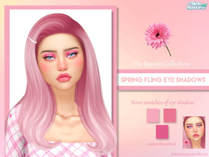 Spring Fling Eye Shadows by LadySimmer94 at TSR