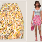 Spring Mini Skirt by Paogae at TSR