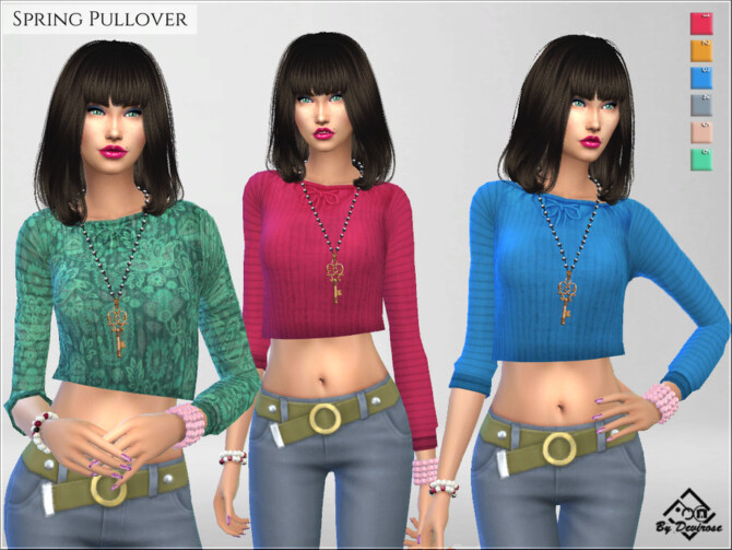 Spring Pullover by Devirose at TSR