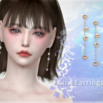 Star earrings 12 by Arltos at TSR