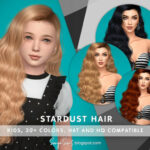 Stardust Hair for Kids by SonyaSimsCC at TSR