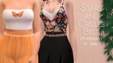 Stars and Circles Belt by Dissia at TSR