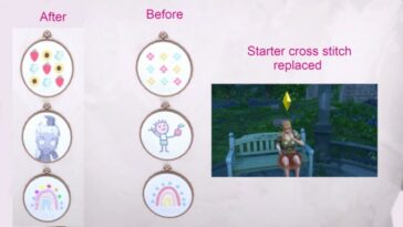 Starter Cross Stitch replacement by ruby7844 at Mod The Sims 4