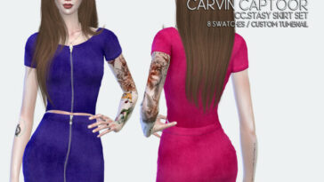 Stasy Skirt Set by carvin captoor at TSR