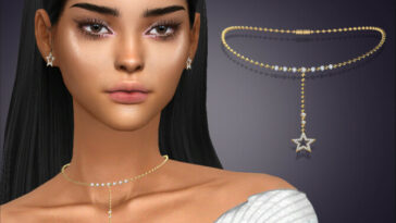 Stella Star Necklace by feyona at TSR