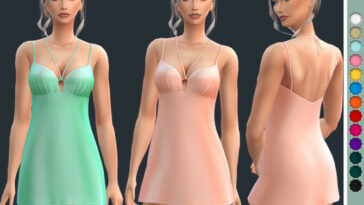 Strappy Mini Dress by ekinege at TSR