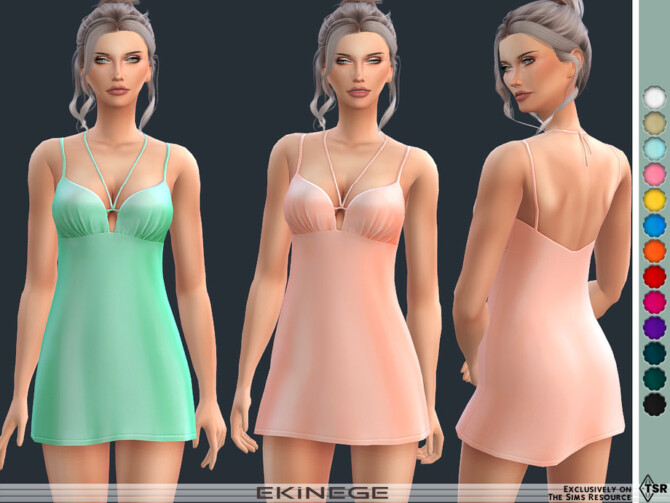 Strappy Mini Dress by ekinege at TSR