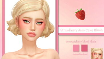 Strawberry Jam Cake Blush by LadySimmer94 at TSR