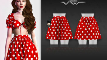 Strawberry SET-146 (SKIRT) BD514 by busra-tr at TSR