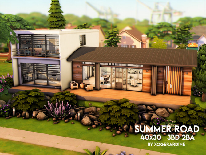 Summer Road house by xogerardine at TSR