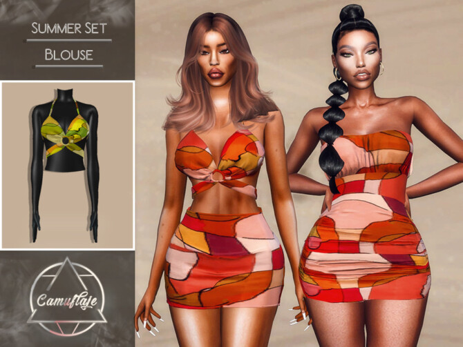 Summer Set Blouse by Camuflaje at TSR