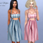 Summer Stripes dress by pizazz at TSR