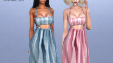 Summer Stripes dress by pizazz at TSR